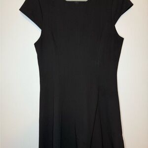 H&M Black Mini Dress with Cap Sleeves